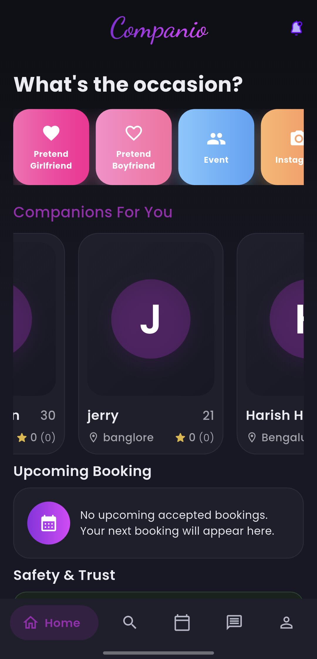 Companio App Screenshot